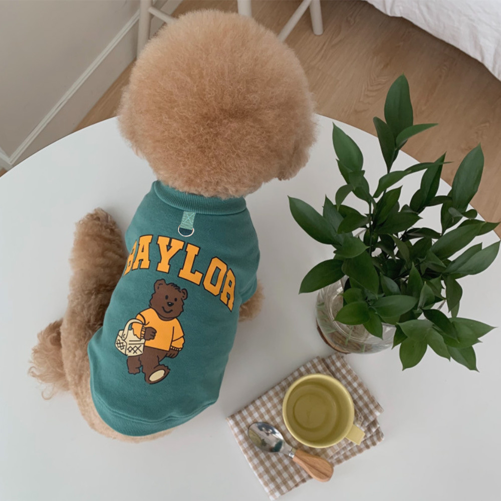 Ours Baylor bleu-vert 227C