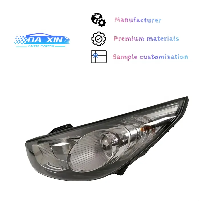 DAXIN Auto lâmpada para Hyundai TUCSON 2009 luz principal para TUCSON 2010 lâmpada de cabeça para IX35 2009-2012 OEM 92101-2Y000 92102-2Y000