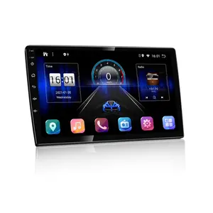 Pemutar Dvd Mobil Android 10 Inci 2GB + 32GB 4 Core, Pemutar Dvd DSP AM RDS Pemutar Musik Stereo BT GPS Navigasi Auto Media