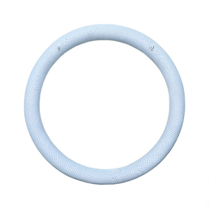 Funda para Volante de Cuero Perforado Color Gris Claro, Ajuste Universal - Product Image 2