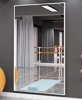 Miroir portable personnalisable et robuste pour salle de sport, studio de danse, scène, voyage – Ajustement sécurisé pour salle de bain, cuisine, salon, couloir, salle à manger