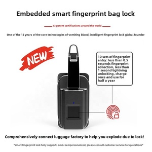 Pochette zaino valigetta biometrica elettronica in plastica con impronta digitale intelligente - Product Image 4