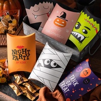 Hallows' Day Personnalisé votre propre conception logo kraft papier oreiller boîte emballage pour tarte