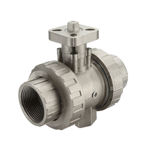 Vanne à bille électrique COVNA à expédition rapide DN50 2 voies 3 voies 12V DC PVC double union Vanne à bille motorisée - Product Image 6