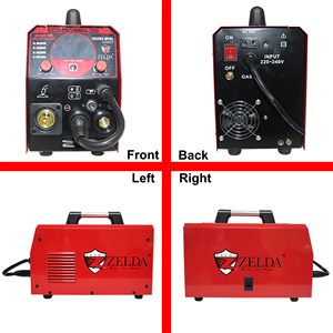 ZELDA multifunción económica 220V 200A <span class=keywords><strong>MIG</strong></span> MAG TIG MMA máquina de soldadura 4 en 1 fabricación máquina de soldadura - Product Image 6
