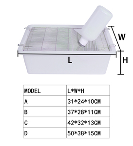 Çin Fabrikası Satışı Plastik PP/PC Malzemeden Fare Yetiştirme Kafesleri Evleri Taşıyıcı Basit Klasik İç Mekan Kullanımı - Product Image 2