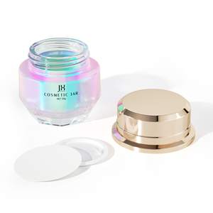 Đa Giác Hình Dạng óng Ánh Holographic Cầu Vồng Đầy Màu Sắc 30Ml 50Ml 100Ml Chăm sóc Da Container Bao Bì Chai Sang Trọng - Product Image 3