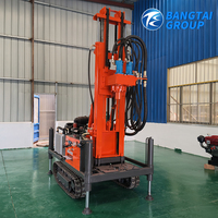 Foreuse hydraulique rotative portable diesel pour puits d'eau, équipement de forage pour la construction de puits profonds et l'exploration des eaux souterraines