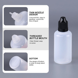 Ldpe mờ nhỏ miệng <span class=keywords><strong>30ml</strong></span> nhựa có thể ép Chai nhỏ giọt cho dầu - Product Image 5