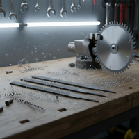 Jeu de limes plates en acier à haute teneur en carbone T12, double tranchant, lisses, ambidextres, manche ergonomique, pour le travail des métaux, le débavurage, le polissage, le bricolage
