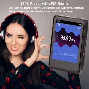 เครื่องเล่น MP3 แบบพกพา หน้าจอสัมผัสเต็มรูปแบบ ขนาด 2.8 นิ้ว รองรับ BT HiFi เสียงคุณภาพสูงแบบไม่สูญเสีย สำหรับนักเรียน พร้อมลำโพงในตัว และวิทยุ FM - Product Image 5