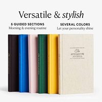 2026 nouveau Design tissu 5 Minutes journaux journal personnalisé couleur vert rose tissu lin tissu cahiers Gratitude Journal A5 taille