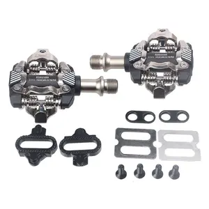 MTB Road bicycle pedal mountain bike self-locking pedal carbon fiber + nylon ultra-light DU bearing SPD pedal bicycle parts