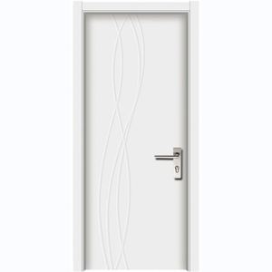 Promotion Porte en MDF pour bâtiment commercial, appartement, maison, intérieur de pièce, série Flush, placage bois, porte en bois MDF - Product Image 1