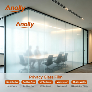 Película Adhesiva Translúcida <span class=keywords><strong>para</strong></span> Ventanas, Efecto Esmerilado, Privacidad, <span class=keywords><strong>para</strong></span> Oficinas, Divisiones, Baños, Vidrios Interiores - Product Image 3
