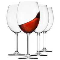Copa de vino tinto transparente, copas sin plomo, con logotipo personalizado, para restaurante