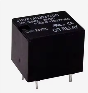 Relais électromagnétique J107F1AS2024VDC 24V DC 5 broches SPDT pour contrôle industriel - Product Image 1