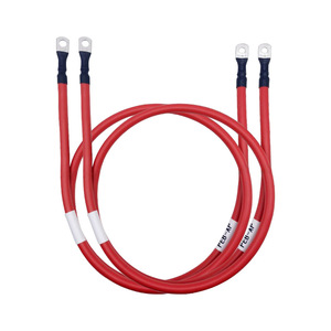 6Awg Silicone Wire <b>Battery</b> Connection Cable Red Black Ring <b>Terminal</b> Pure Copper Conductor Ev <b>Battery</b> Interconnect - Product Image 1