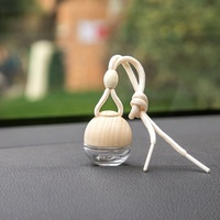 Diffuseur d'huiles essentielles pour voiture, flacon vide pour désodorisant de voiture, flacon de parfum suspendu, accessoires de décoration parfumée