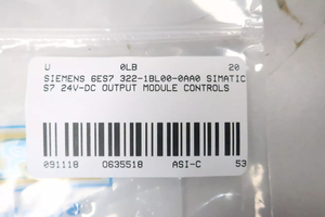 PLC 6ES7322-1BL00-0AA0 CPU PLC SIMATIC Módulo de Salida Digital 6ES7 972-0AB12-0XA0 - Product Image 6