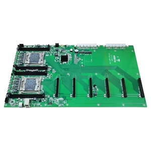 Carte mère X99 double processeur neuve, LGA 2011 V3 E-ATX Aleo Testnet 3 avec 6 emplacements pour GPU, espace de 60 mm, 4*DDR4, carte mère X99 double - Product Image 3