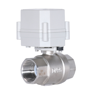 Válvula de bola de control de flujo eléctrica FRY Factory OEM ODM DN200 CF8 con sello de PVC, conexión NPT, presión de operación de 200 psi para uso general - Product Image 1