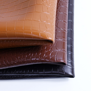 Cuero Sintético de Cocodrilo Brillante de 1.2 mm, Cuero Sintético Repujado de Cocodrilo Brillante para Bolsos y Maletas - Product Image 3