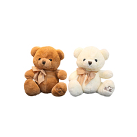 Boneka beruang Teddy Mini kualitas tinggi, mainan beruang kecil dengan ikatan simpul, boneka Plushie, mainan boneka beruang Teddy kustom