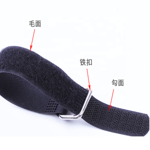 Крепежная лента, оптовая продажа, Регулируемый многоразовый нейлоновый крюк и петля Rfid, кабельный ремешок для галстука - Product Image 5