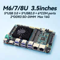 Carte mère industrielle Inyuda 3,5 pouces pour PC, compatible Intel X86 i5 6e génération (6-8e génération), avec Windows 10