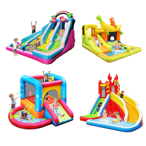 Castillo Inflable Infantil para Fiestas al Aire Libre con Tobogán, Casa Inflable para Niños - Product Image 5