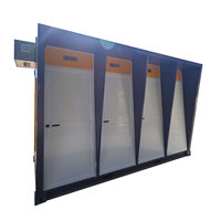 Toilettes mobiles personnalisées en conteneur, toilettes préfabriquées portables, toilettes sanitaires publiques en conteneur pour l'extérieur