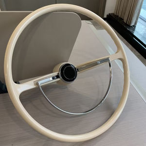 Tiypeor ชิ้นส่วนคลาสสิกสีขาวและสีดำ volante Retro พวงมาลัยด้วง<span class=keywords><strong>1966</strong></span> 1969คลาสสิก <span class=keywords><strong>karmann</strong></span> <span class=keywords><strong>Ghia</strong></span> - Product Image 2