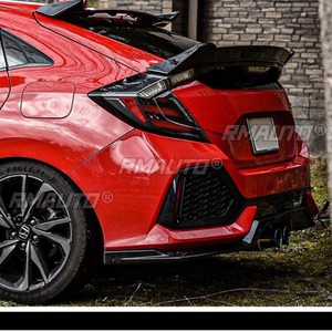 สปอยเลอร์หลังคาท้ายรถยนต์ สปอยเลอร์หลังคา สปอยเลอร์หลัง ปีกหลัง ชุดแต่ง JDM สำหรับ Honda Civic 2021 อุปกรณ์ตกแต่งรถยนต์ - Product Image 6