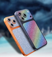 Autocollant de protection pour iPhone 17 Pro Max, film protecteur brillant en vinyle pailleté, décalcomanie pour l'arrière et les côtés de l'appareil photo du téléphone