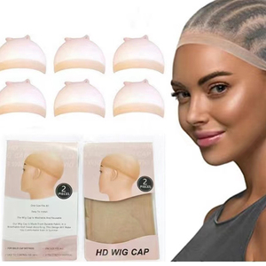 Extensible Respirant Nylon Clair Nude Ultra Élastique Peau Transparente Super Mince Invisible Hd Sheer Perruque Bas <span class=keywords><strong>Cap</strong></span> Pour Perruque - Product Image 3