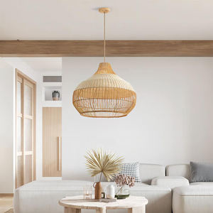 Lampadari in tessuto di Rattan lampade a sospensione vendita calda negli Stati Uniti e in Europa - Product Image 4