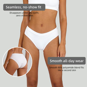 Culottes sans couture en gros pour femmes, sous-vêtements invisibles en nylon et élasthanne, slips discrets pour un confort tout au long de la journée, taille européenne - Product Image 2