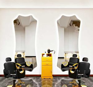 Espejo de Salón de Belleza Moderno, Espejo de Salón de Belleza con Luz, Interruptor Táctil LED, Ideal para Teñir el Cabello, Especial para Colgar en la Pared - Product Image 3