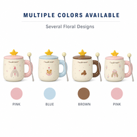 Tasse à petit-déjeuner personnalisable avec couvercle étoilé pour cadeau d'anniversaire de fille, réduction sur les achats en gros, exportation en carton, impression personnalisée