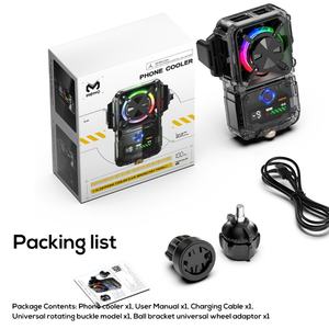 Ventilateur de refroidissement portable léger pour téléphone portable MEMO DL23, radiateur de téléphone RGB pour le gaming et le streaming en direct avec trois trous de fixation - Product Image 6