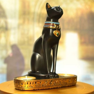 Wholesale Eco-Friendly <strong>Egyptian</strong> Cat God Ornament Resin Crafts for Christmas <strong>Home</strong> Living Room Entrance <strong>Decoration</strong> Cross-Border - Product Image 5