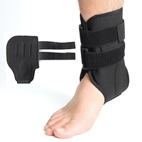 Attelle de cheville respirante et épaissie pour le football, les arts martiaux, le hockey, le rugby, pour la protection et la fixation transfrontalière