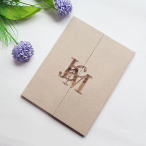 DIY Nuevo producto Fancy letters folio polvo Rosa boda bautismo invitaciones lujo terciopelo Tapa dura invitaciones personalizadas para plani de eventos - Product Image 6