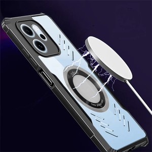 Custodia per <span class=keywords><strong>OPPO</strong></span> <span class=keywords><strong>Reno</strong></span> 14 14F 13 12 11 10 9 8T 7 6 PRO Lite, Trasparente con Cornice Airbag, Antipolvere, Dissipazione del Calore, Traspirante, <span class=keywords><strong>Cover</strong></span> per Esports - Product Image 6