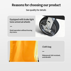Carro <span class=keywords><strong>de</strong></span> conserje eléctrico para servicio <span class=keywords><strong>de</strong></span> habitaciones <span class=keywords><strong>de</strong></span> hotel, carrito <span class=keywords><strong>de</strong></span> limpieza y lavandería, necesidades <span class=keywords><strong>de</strong></span> limpieza para carros <span class=keywords><strong>de</strong></span> limpieza - Product Image 4