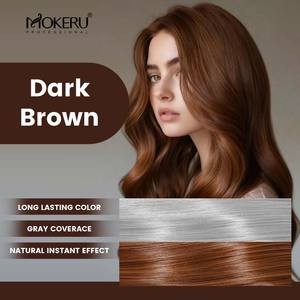 Mokeru 5 in 1 Shampoo Colorante alle Erbe di Qualità Professionale, <span class=keywords><strong>Senza</strong></span> <span class=keywords><strong>Ammoniaca</strong></span>, con Olio di Argan, Copre i <span class=keywords><strong>Capelli</strong></span> Bianchi, 500ml - Product Image 6