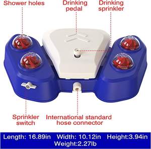 कारखाने की आपूर्ति आउटडोर पालतू जल फीडर डिस्पेंसर को आसान कदम पर आसान कदम - Product Image 6