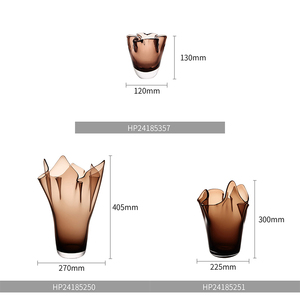टेबल के लिए उच्च-अंत और परिष्कृत इंटीरियर रंगीन ग्लास vase सजावटी vase - Product Image 2