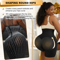 Haute Compression Sablier Étape 3 Post Op Moldeadora Columbian Faja Ceinture Sculptant Hanche Rembourrage Bbl Shapewear Shorts Plus La Taille